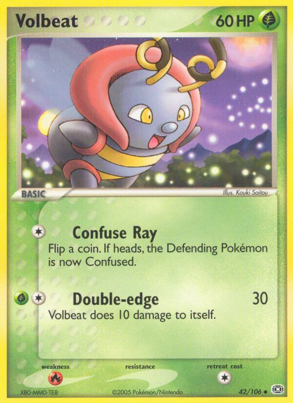 Volbeat Pokémon card