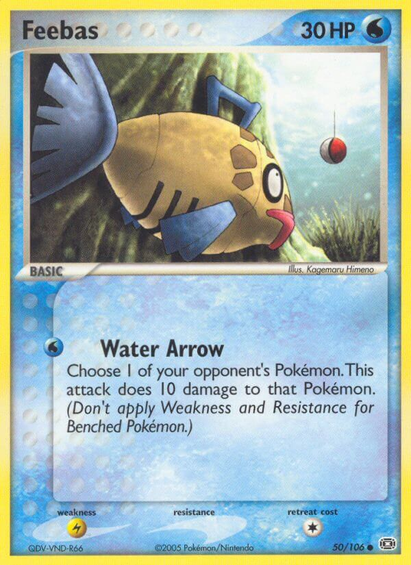 Feebas Pokémon card