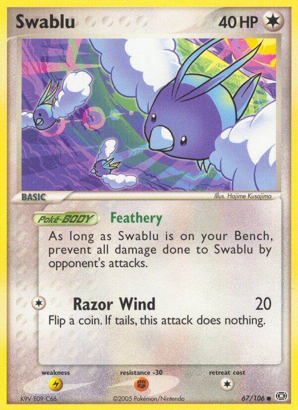 Swablu Pokémon card