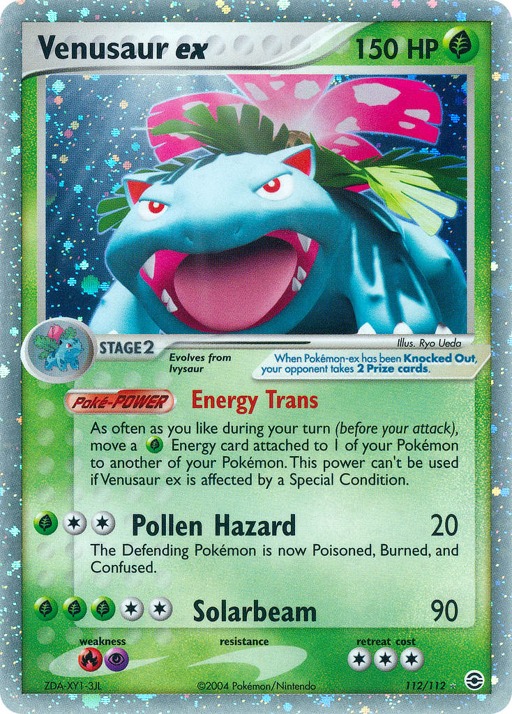 Venusaur ex Pokémon card
