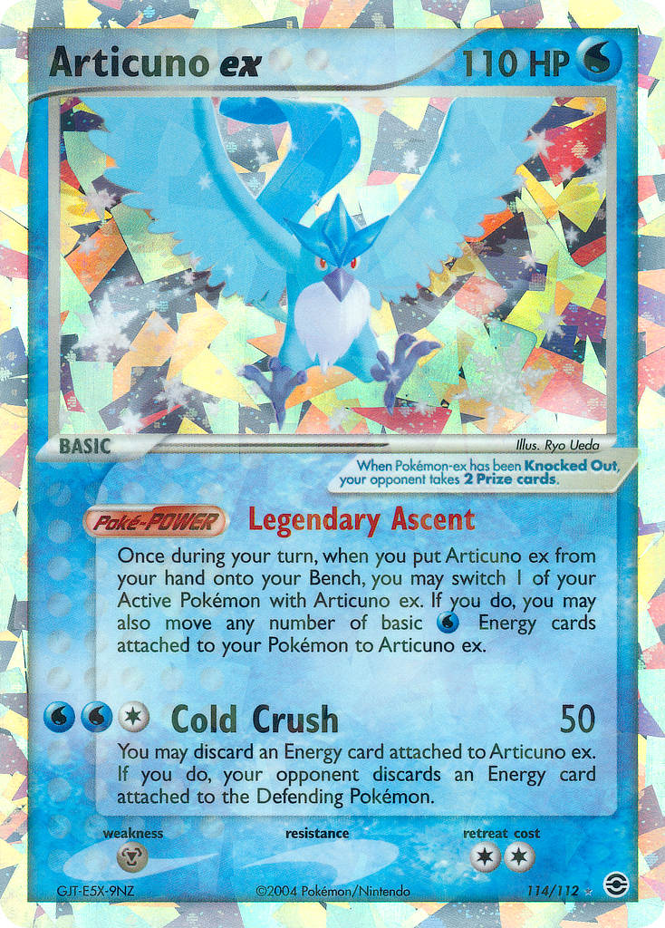 Articuno ex Pokémon card