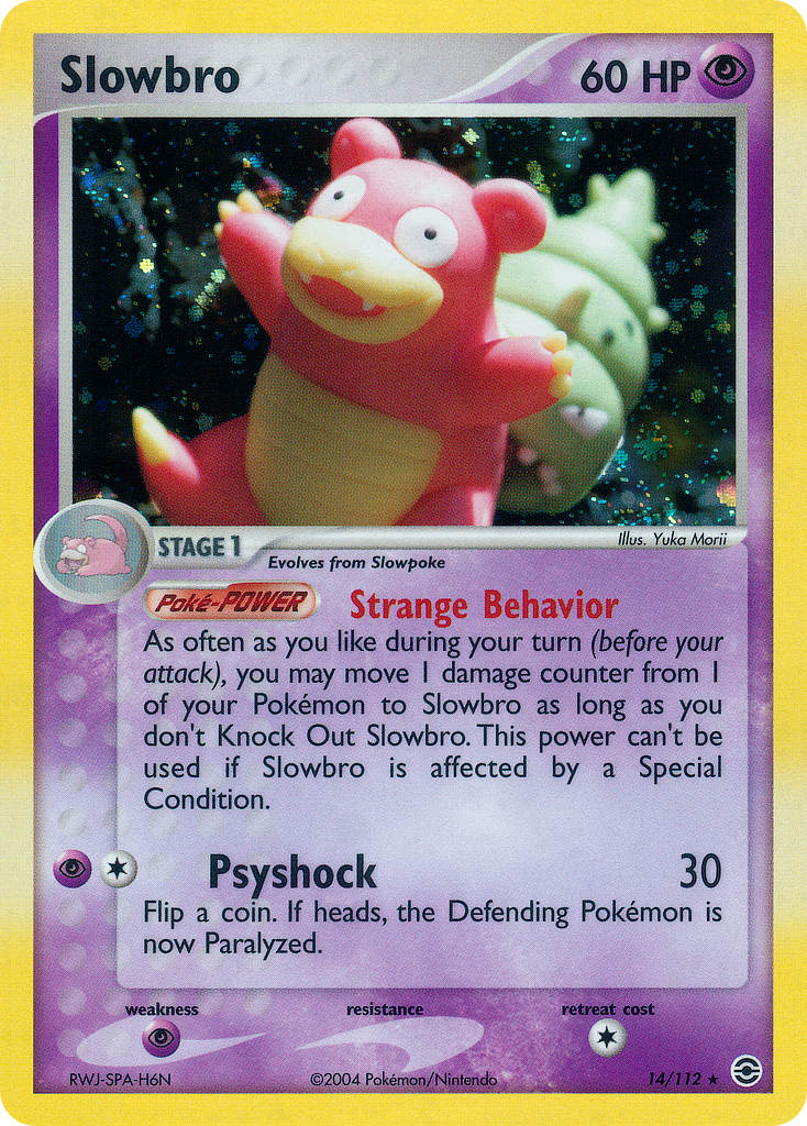 Slowbro Pokémon card