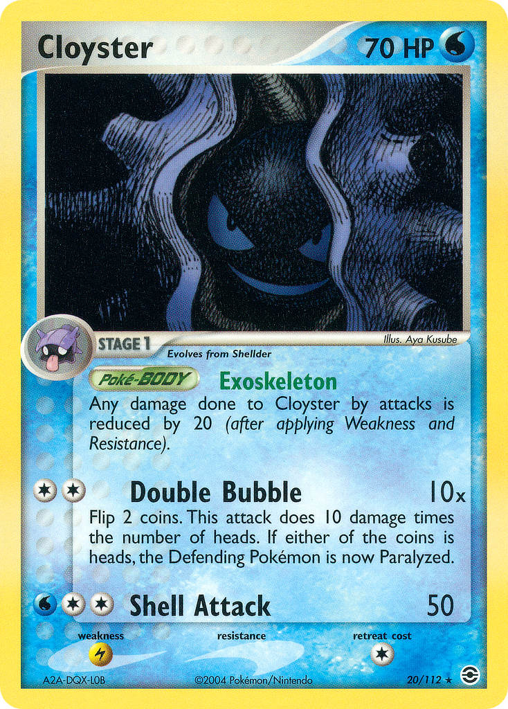 Cloyster Pokémon card