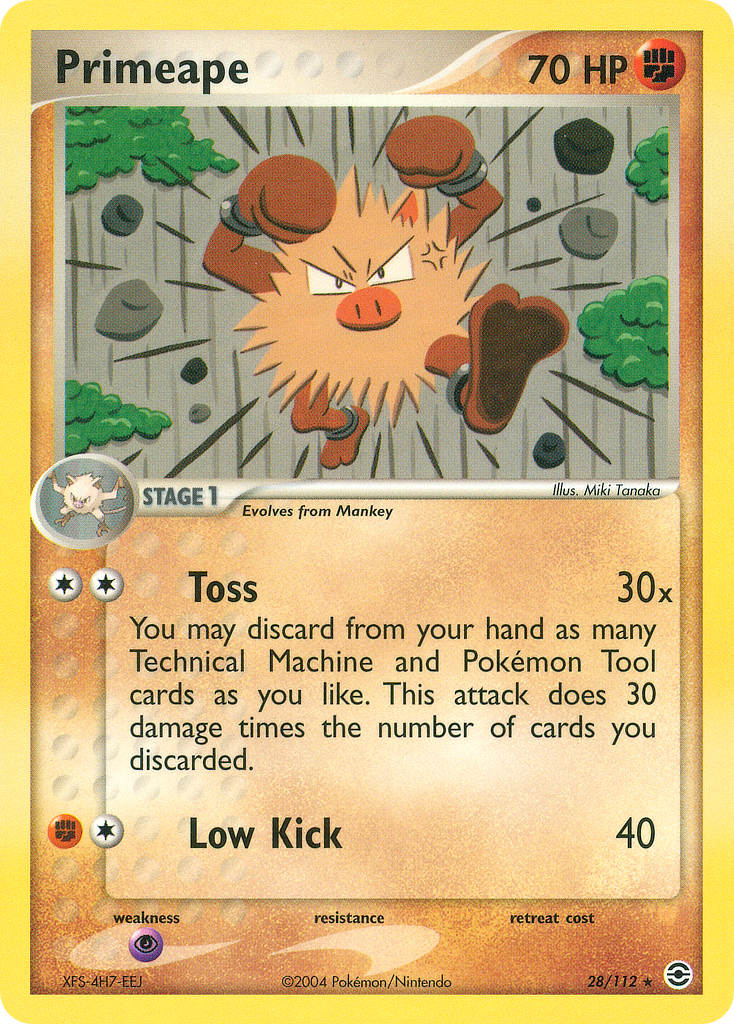 Primeape Pokémon card