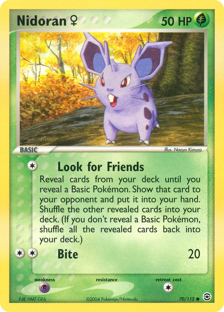 Nidoran♀ Pokémon card