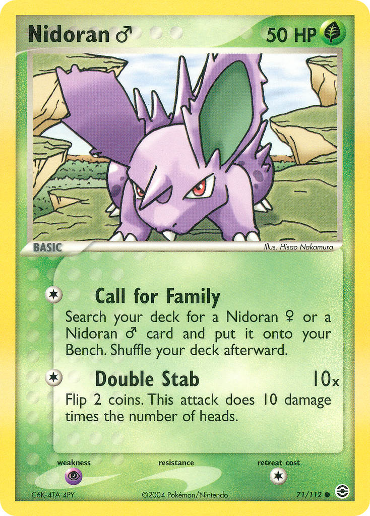 Nidoran♂ Pokémon card