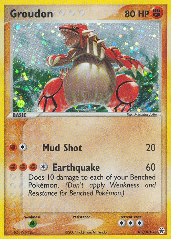 Groudon Pokémon card