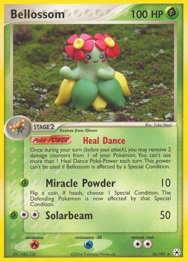 Bellossom Pokémon card