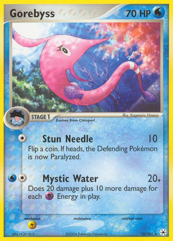 Gorebyss Pokémon card
