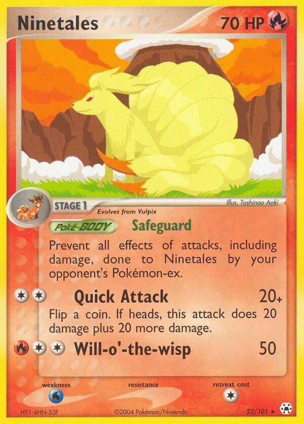 Ninetales Pokémon card