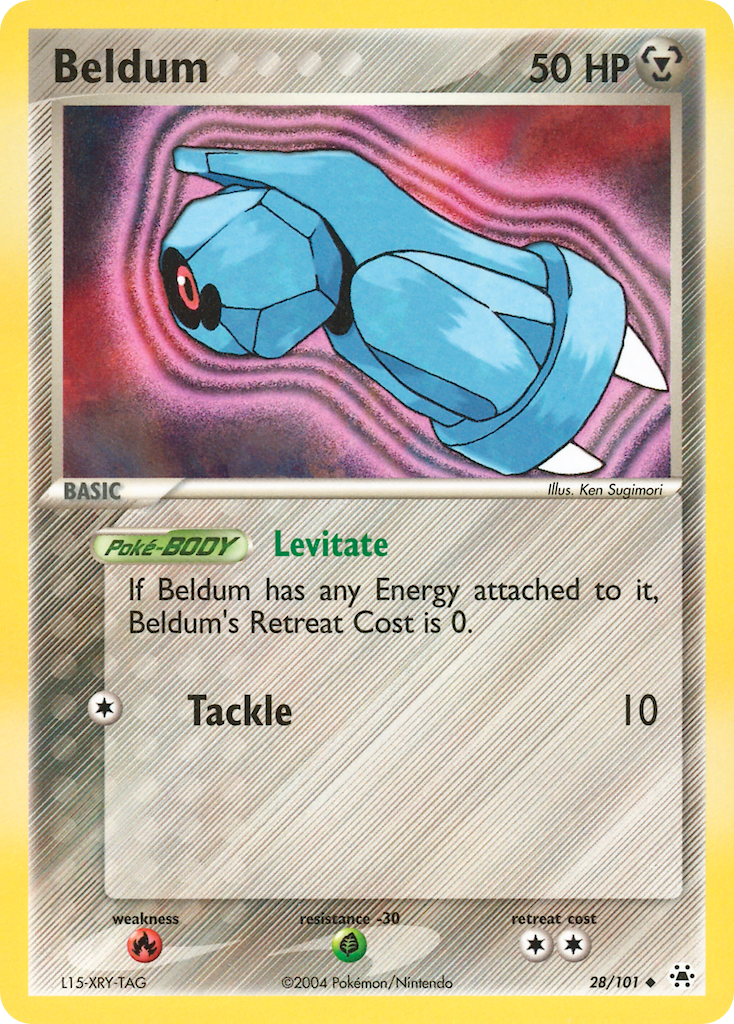 Beldum Pokémon card