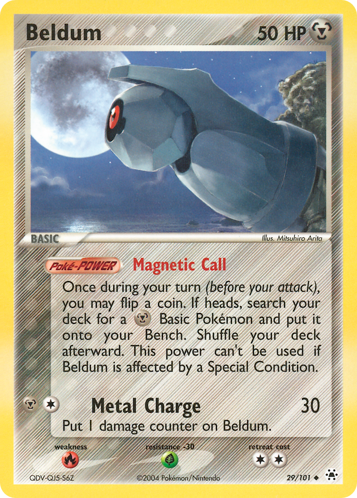 Beldum Pokémon card