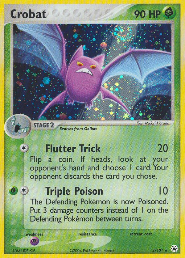 Crobat Pokémon card