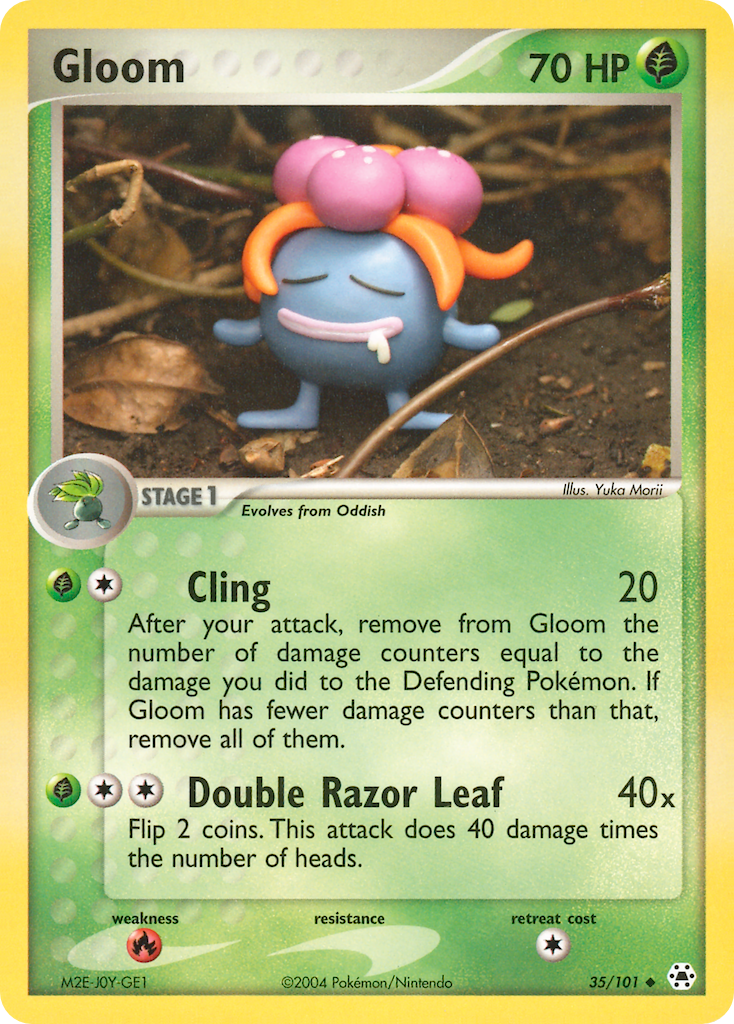 Gloom Pokémon card