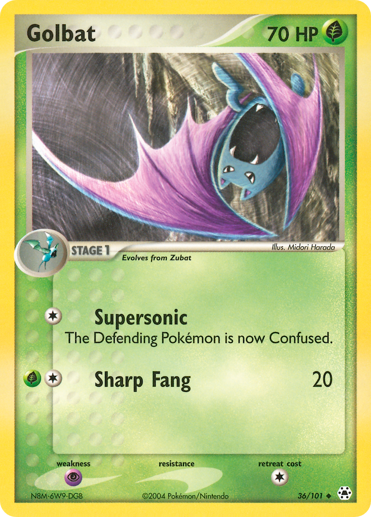 Golbat Pokémon card