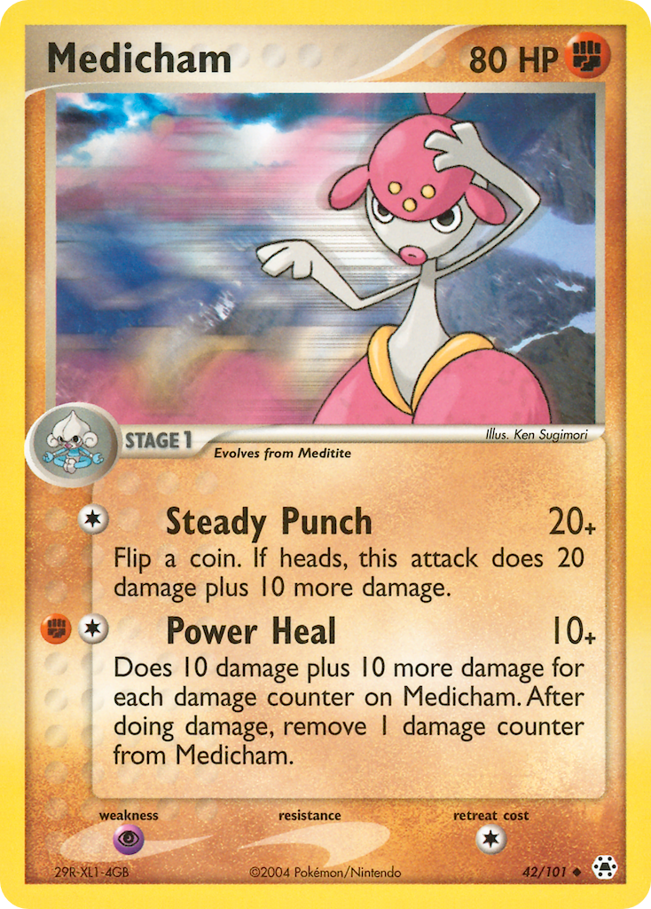 Medicham Pokémon card