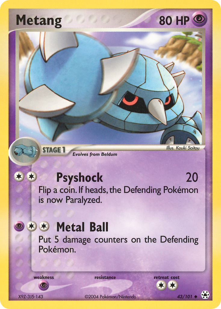 Metang Pokémon card