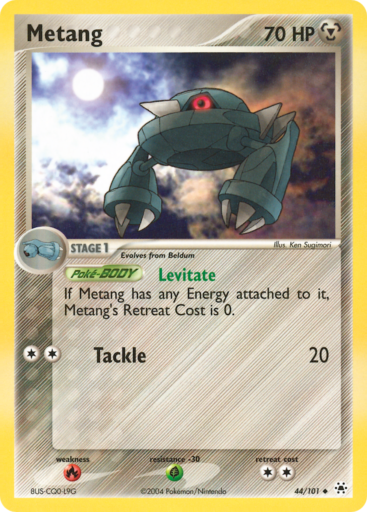 Metang Pokémon card