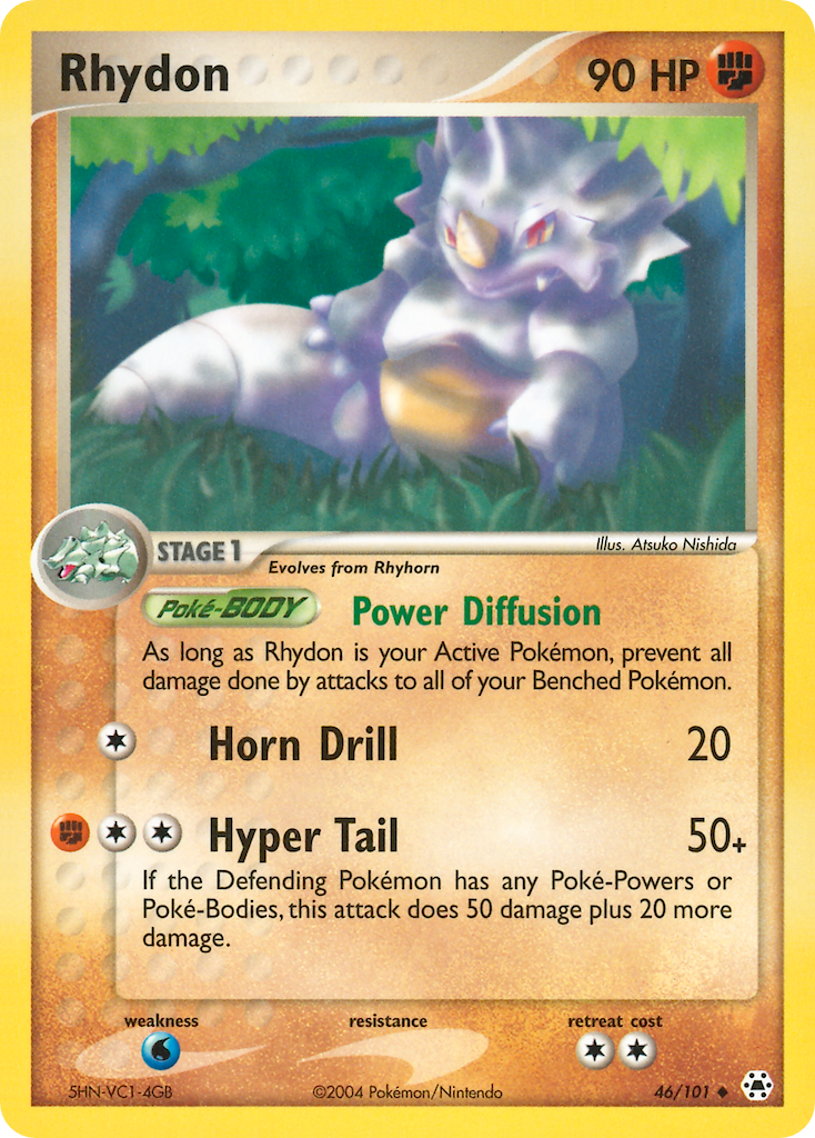 Rhydon Pokémon card