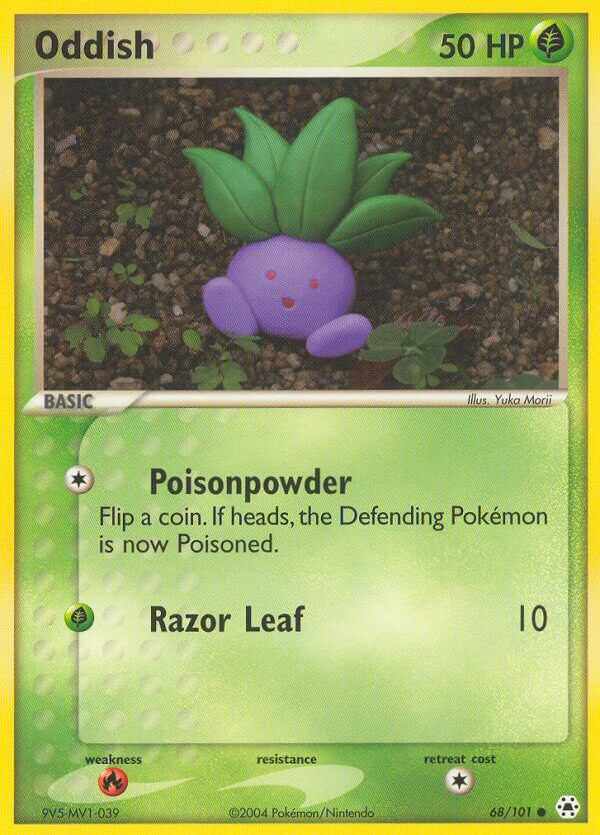 Oddish Pokémon card