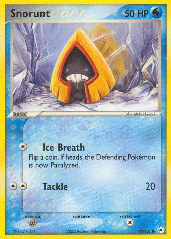 Snorunt Pokémon card
