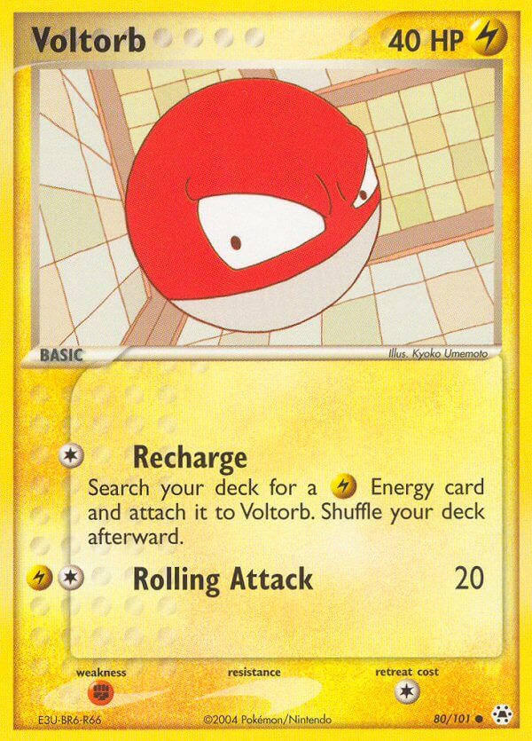 Voltorb Pokémon card