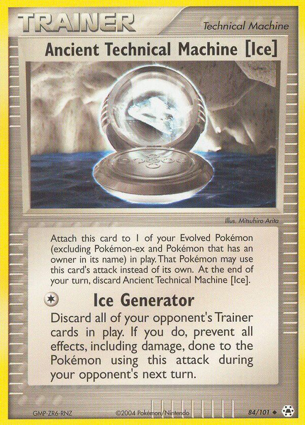 Ancient Technical Machine [Ice] Pokémon card