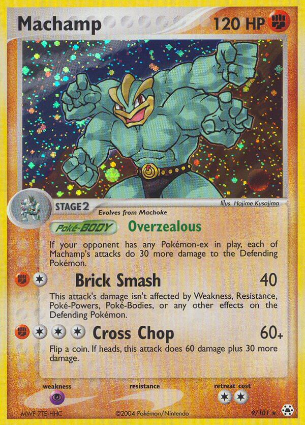 Machamp Pokémon card