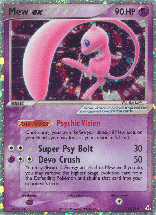Mew ex Pokémon card