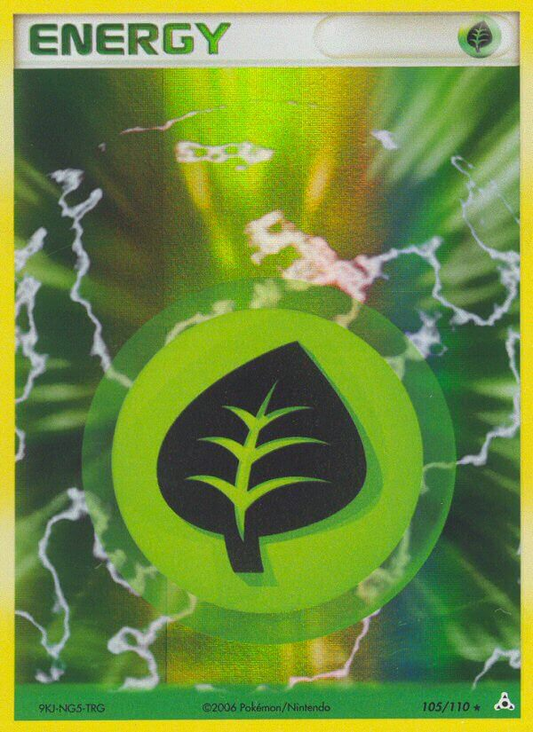 Grass Energy Pokémon card