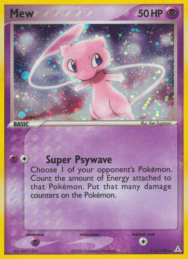 Mew Pokémon card