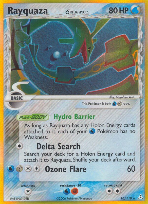 Rayquaza δ Pokémon card