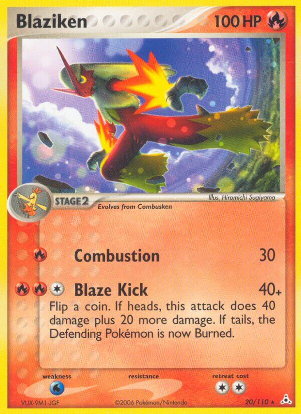 Blaziken Pokémon card