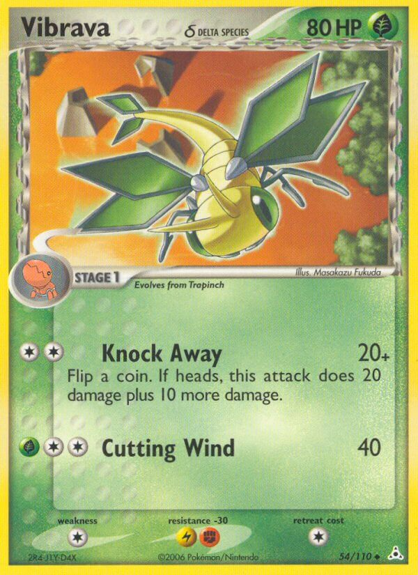 Vibrava δ Pokémon card
