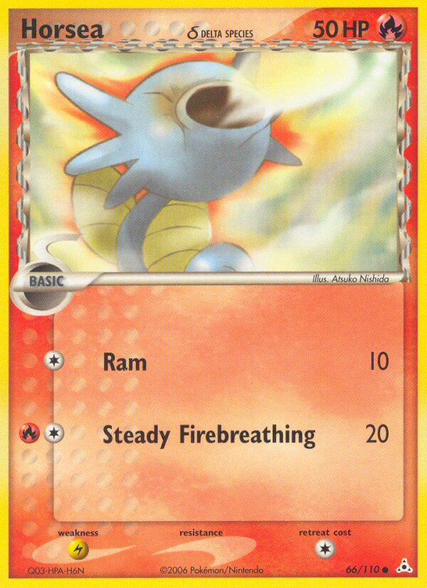 Horsea δ Pokémon card