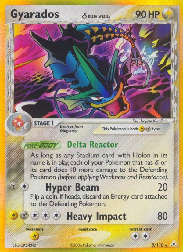 Gyarados δ Pokémon card