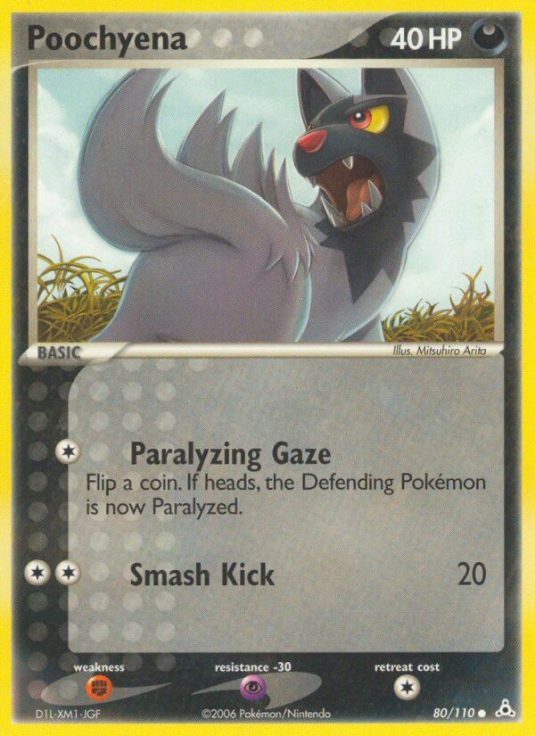 Poochyena Pokémon card
