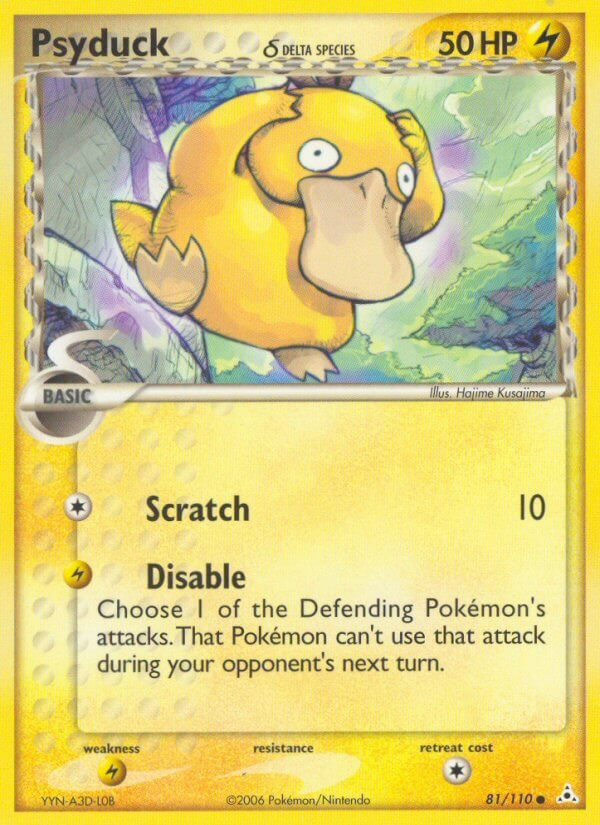 Psyduck δ Pokémon card