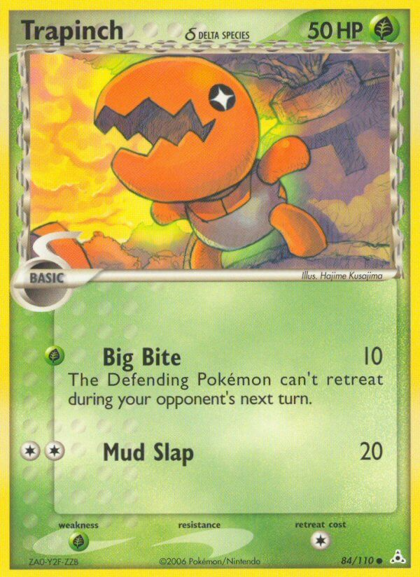 Trapinch δ Pokémon card