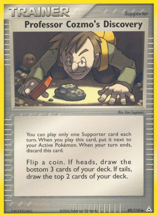 Professor Cozmo's Discovery Pokémon card