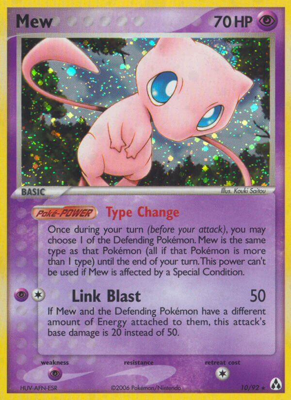 Mew Pokémon card