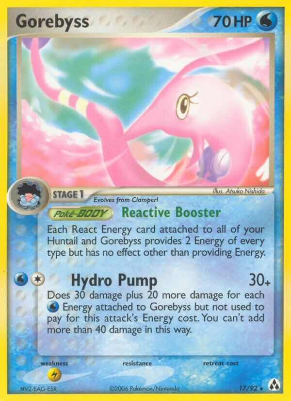 Gorebyss Pokémon card