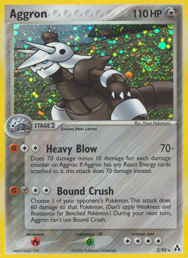 Aggron Pokémon card