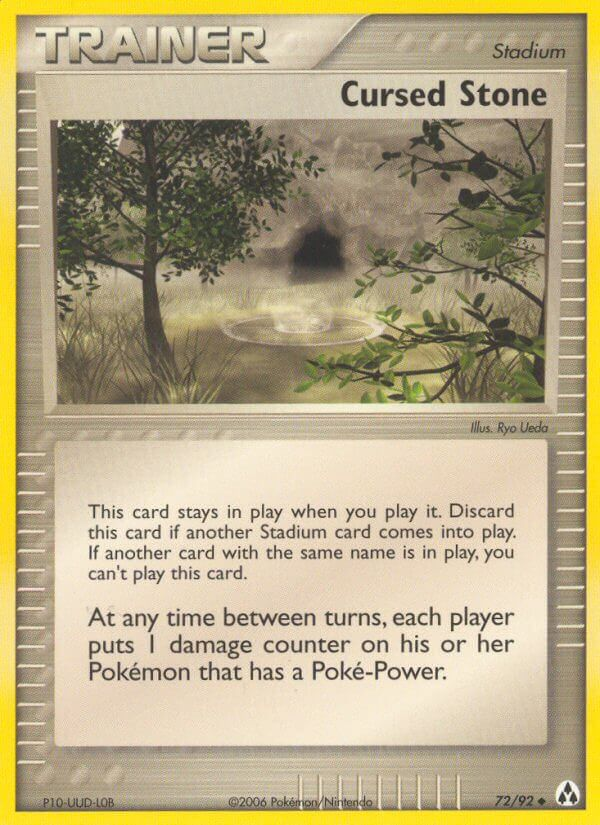 Cursed Stone Pokémon card