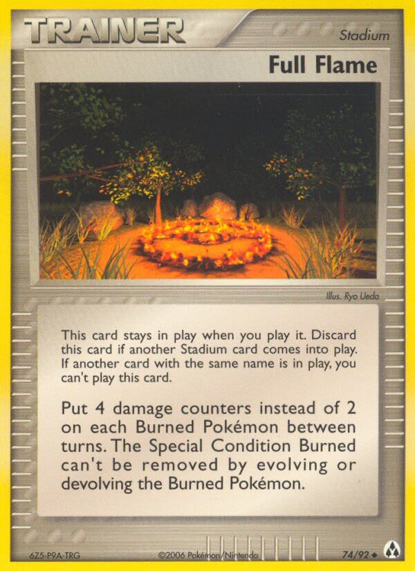 Full Flame Pokémon card