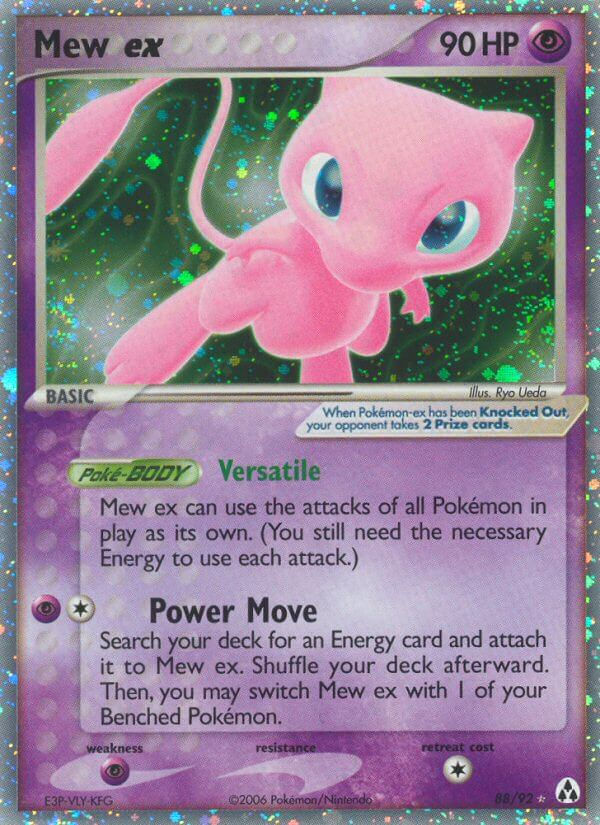 Mew ex Pokémon card
