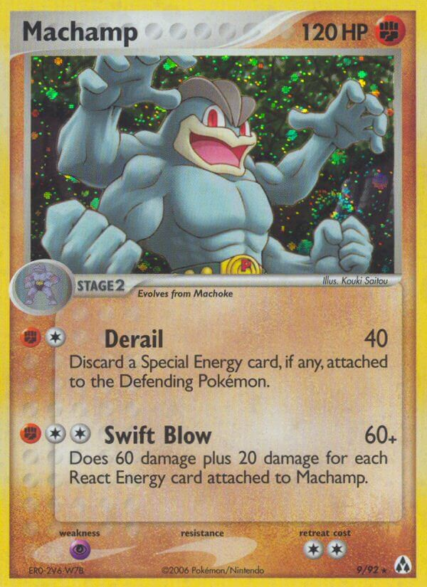 Machamp Pokémon card