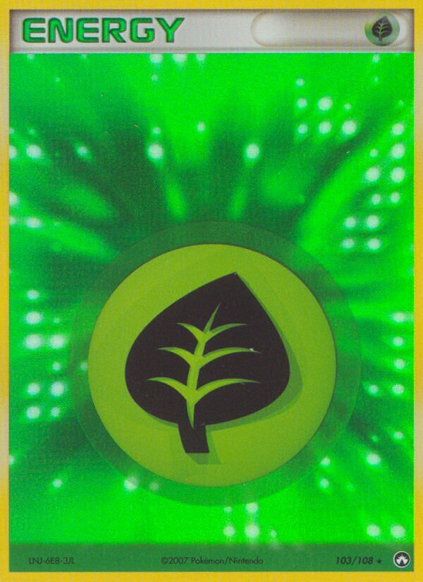 Grass Energy Pokémon card