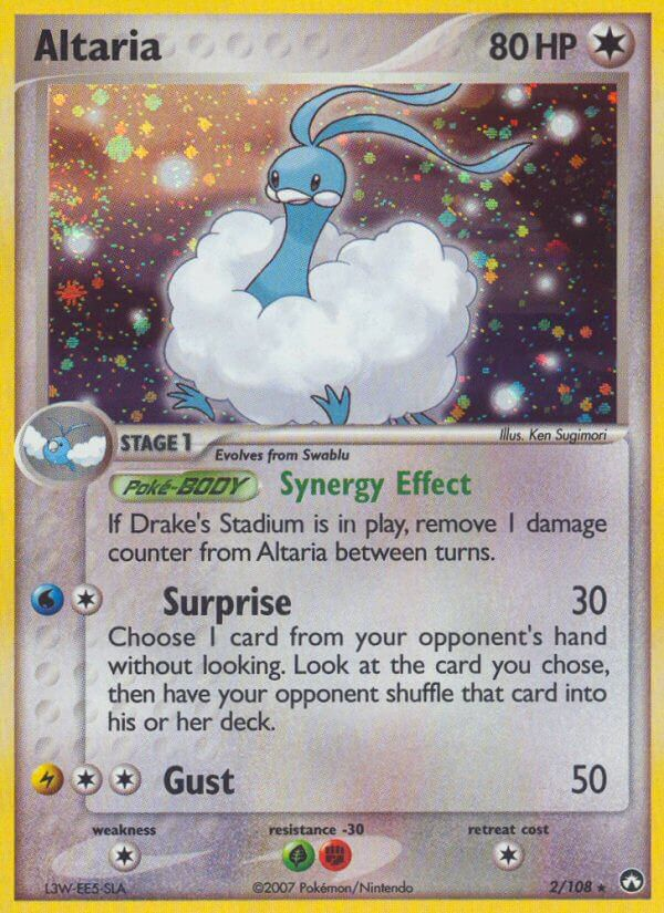 Altaria Pokémon card