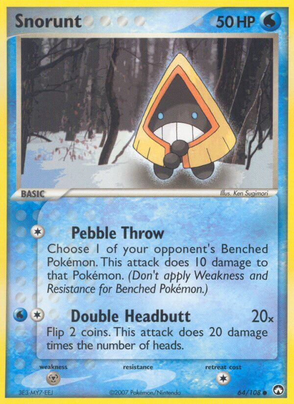 Snorunt Pokémon card